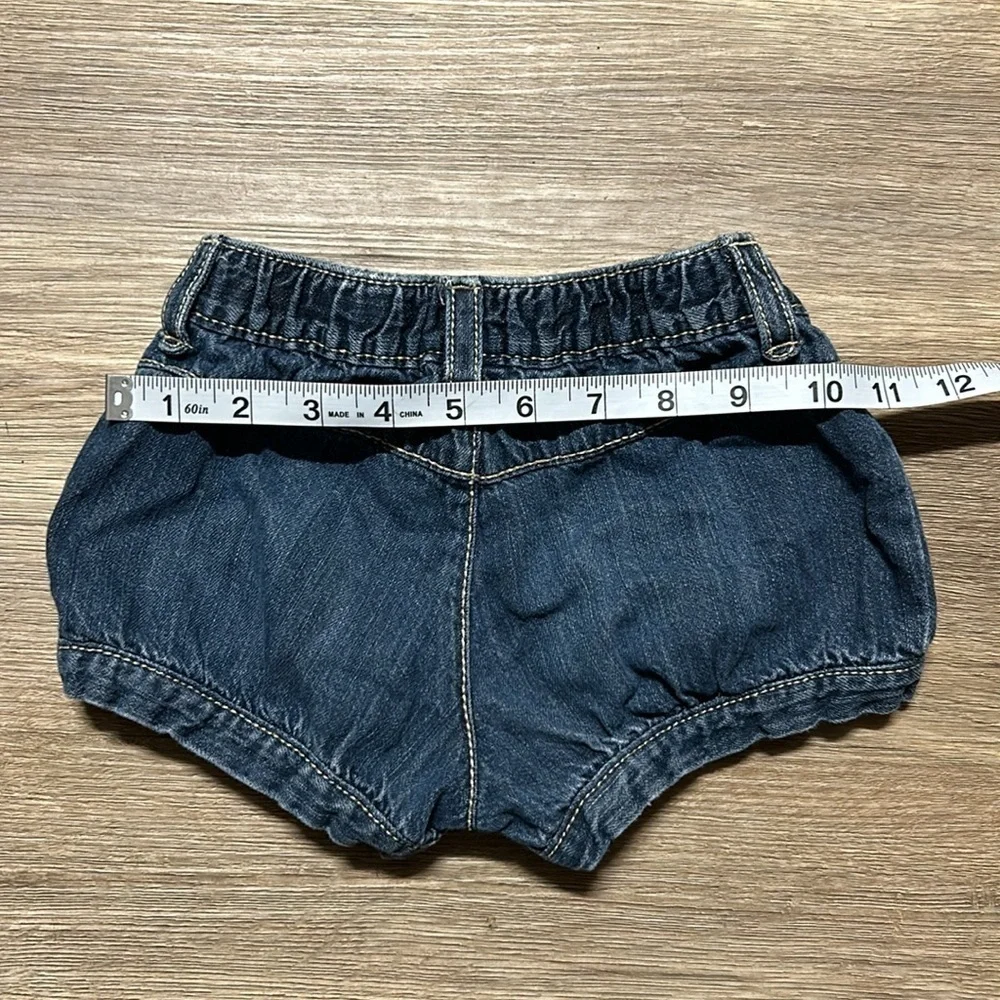 GYMBOREE Denim Star Patch with Red/White Star Bandanna Belt